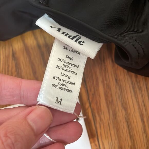 Tulum The Cheeky Tulum One Piece Swimsuit Black size M NWT - Picture 6 of 7